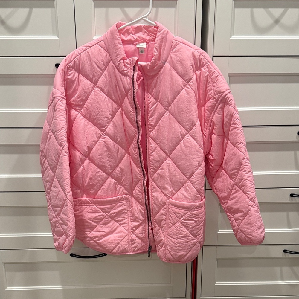 All in Motion Light Pink Quilted Jacket